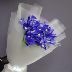 Букет из 9 ирисов